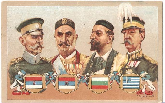 Срби и Бугари, уз Грке, чинили су савезнике из Првог балканског рата
